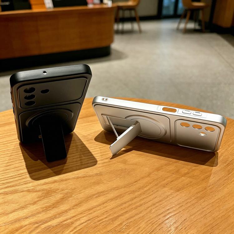 For Galaxy A06 4G / 5G Instantly Transforms Into 17 Pro Invisible Holder Magnetic Phone Case
