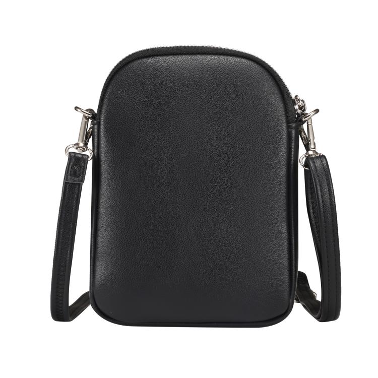Mini Lambskin Texture Crossbody Phone Bag