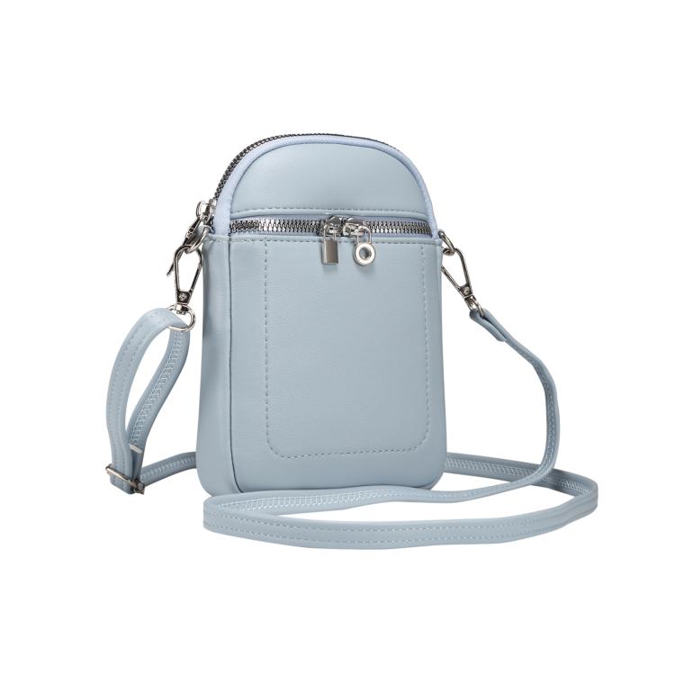 Mini Lambskin Texture Crossbody Phone Bag