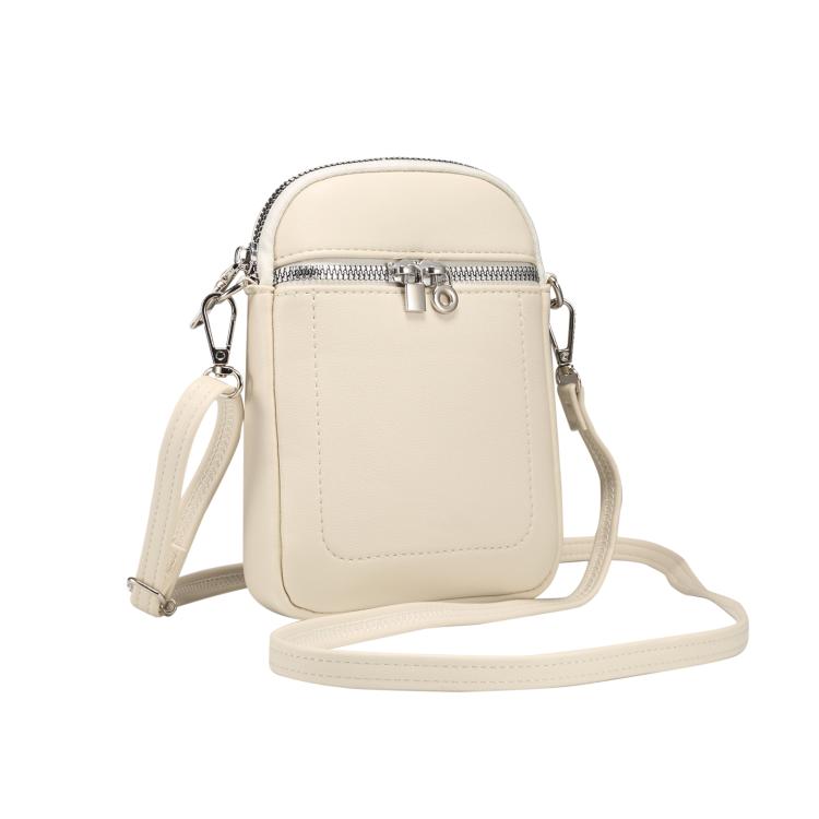 Mini Lambskin Texture Crossbody Phone Bag