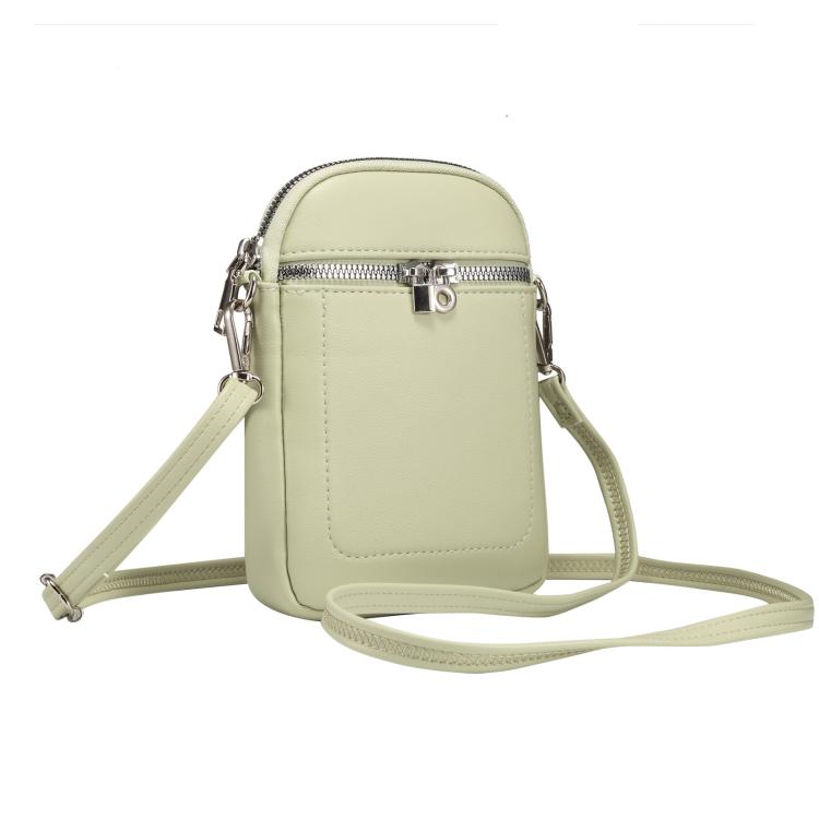 Mini Lambskin Texture Crossbody Phone Bag