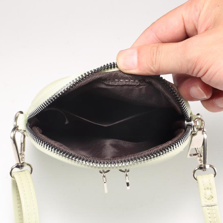 Mini Lambskin Texture Crossbody Phone Bag