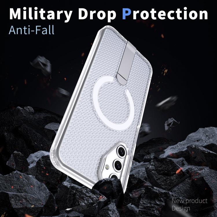 For Galaxy A14 4G / 5G Honeycomb Cooling MagSafe Holder Phone Case