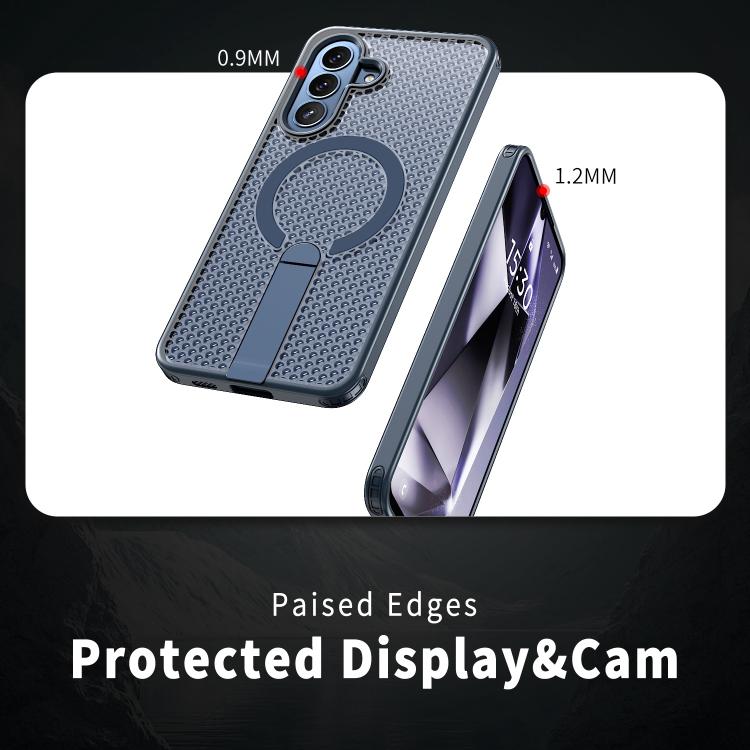 For Galaxy A37 5G Honeycomb Cooling MagSafe Holder Phone Case
