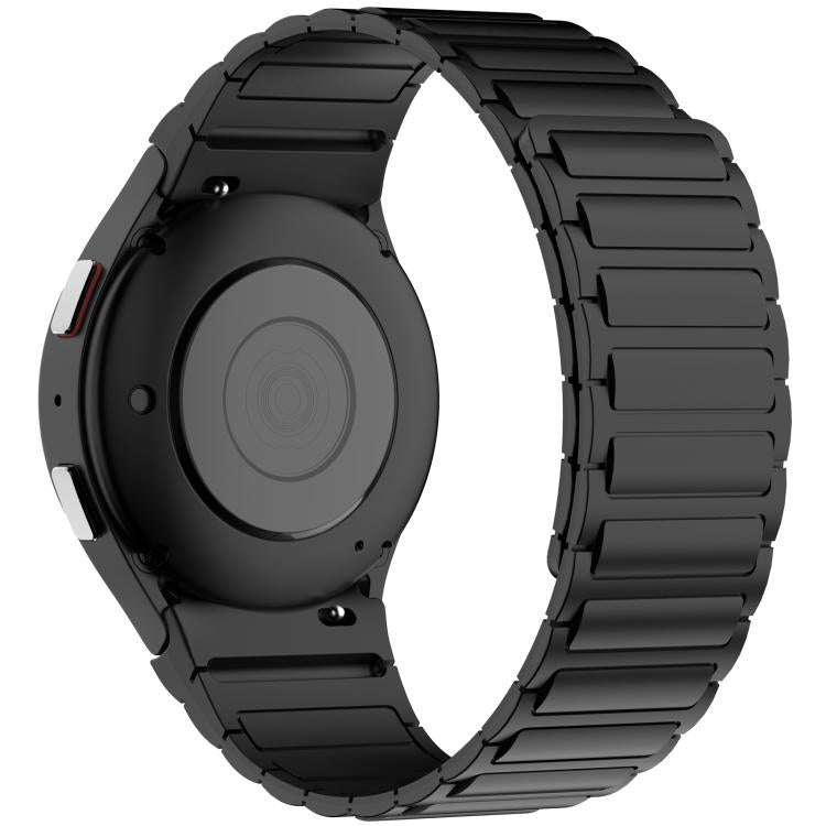 For Galaxy Watch 7 / 6 / 5 / 4 Three Beads Magnetic Silicone Watch Band
