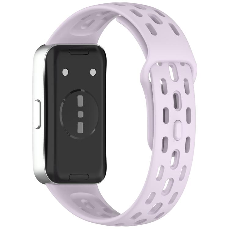 For Huawei Band 10 / 9 / 8 Honeycomb Hole Breathable TPU Watch Band