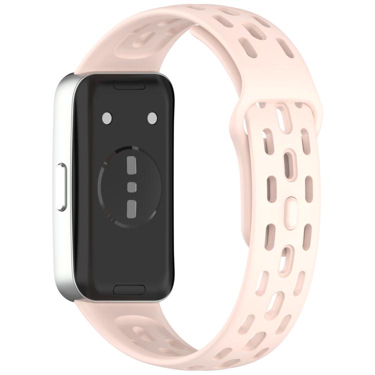 For Huawei Band 10 / 9 / 8 Honeycomb Hole Breathable TPU Watch Band
