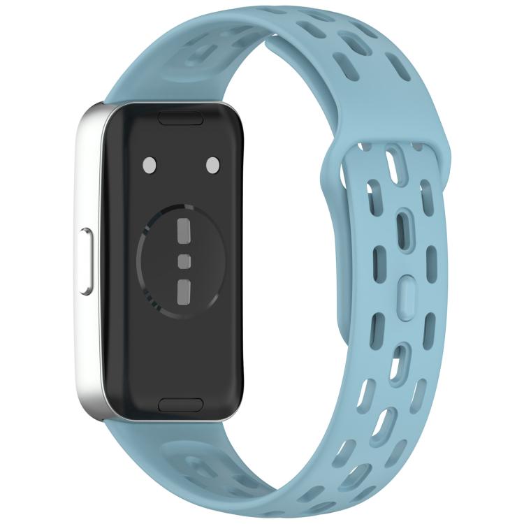 For Huawei Band 10 / 9 / 8 Honeycomb Hole Breathable TPU Watch Band