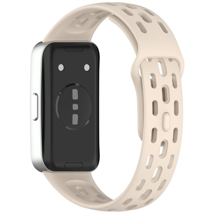 For Huawei Band 10 / 9 / 8 Honeycomb Hole Breathable TPU Watch Band