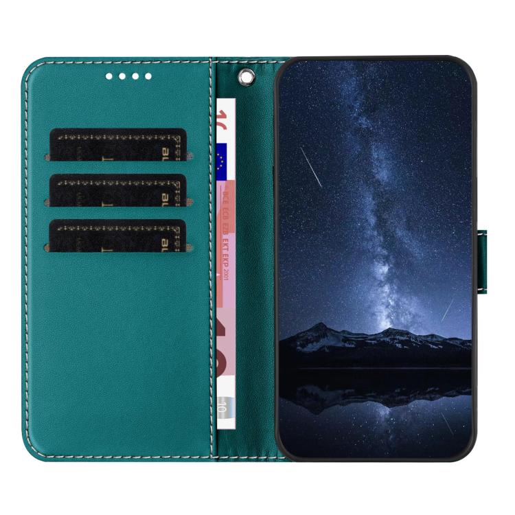 For Doogee Note 59 / 59 Pro Color Block Card Slots Vegan Leather Phone Case