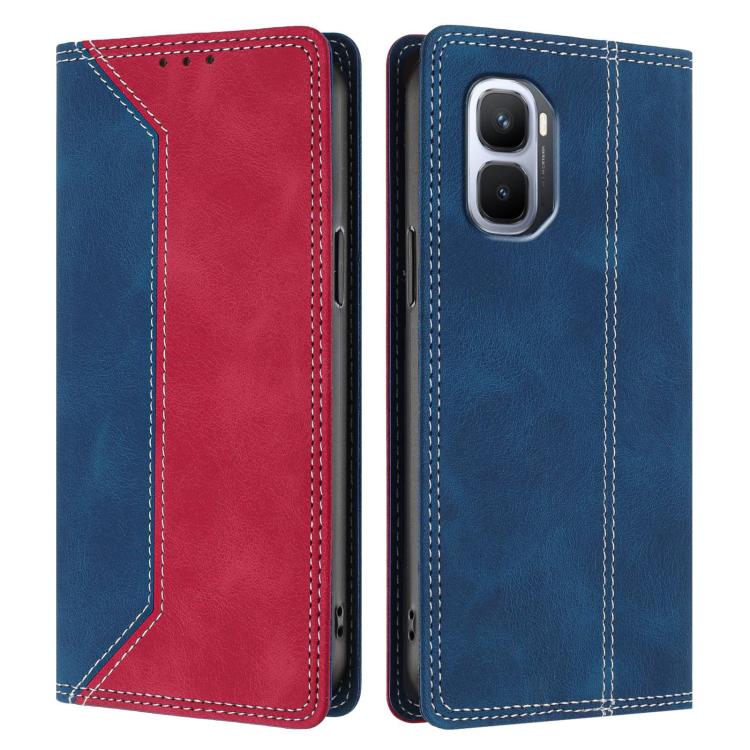 For Infinix GT 50 Pro 5G Skin Feel Two-tone RFID Blocking Vegan Leather Phone Case