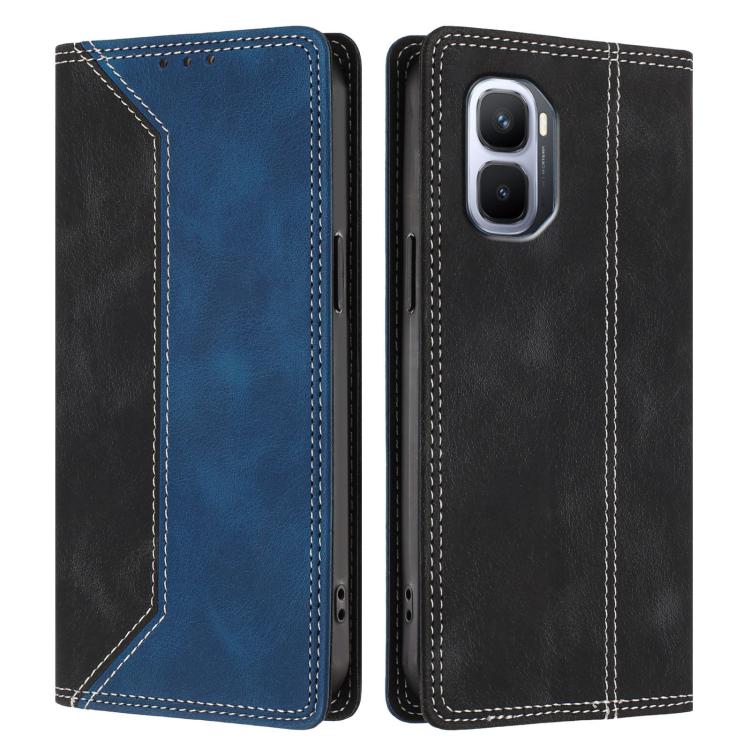 For Infinix GT 50 Pro 5G Skin Feel Two-tone RFID Blocking Vegan Leather Phone Case