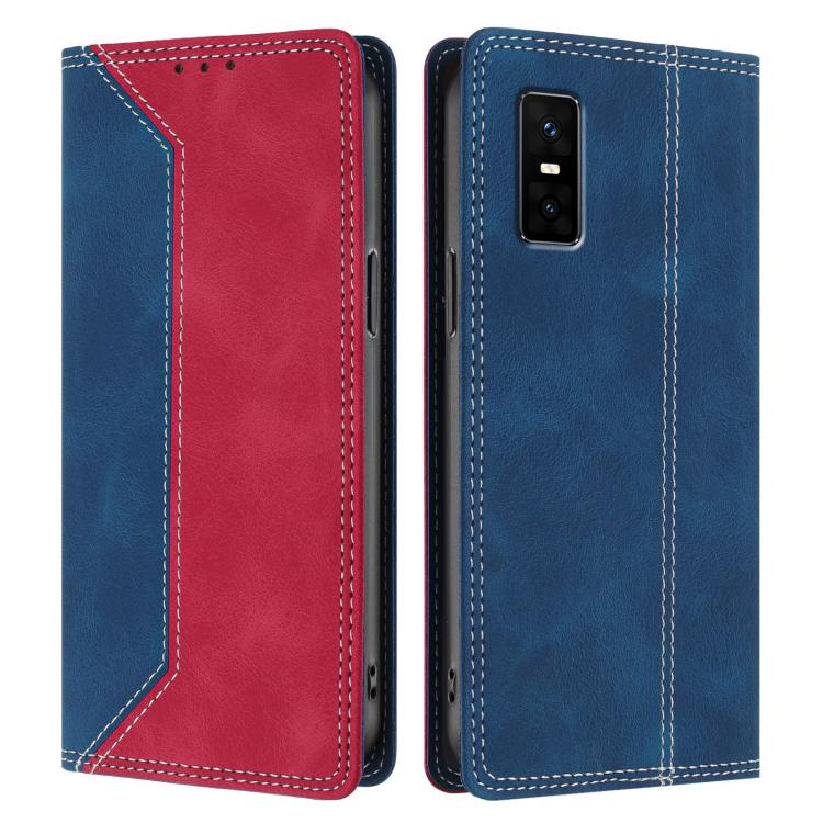 For Infinix GT 30 Pro Skin Feel Two-tone RFID Blocking Vegan Leather Phone Case