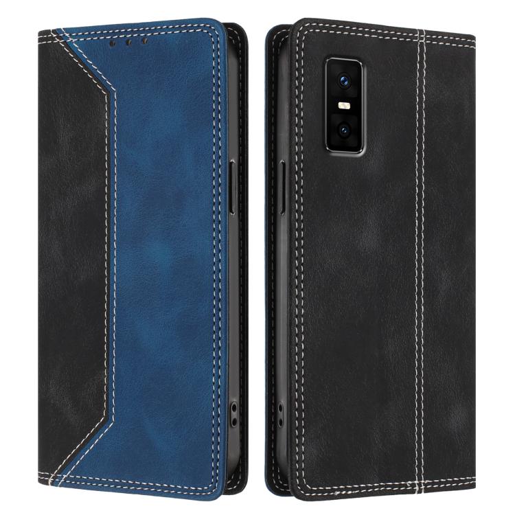 For Infinix GT 30 Pro Skin Feel Two-tone RFID Blocking Vegan Leather Phone Case