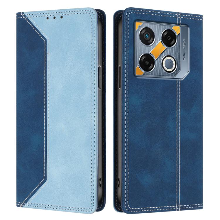For Infinix GT 20 Pro Skin Feel Two-tone RFID Blocking Vegan Leather Phone Case