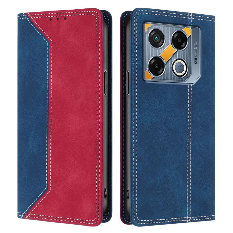 For Infinix GT 20 Pro Skin Feel Two-tone RFID Blocking Vegan Leather Phone Case