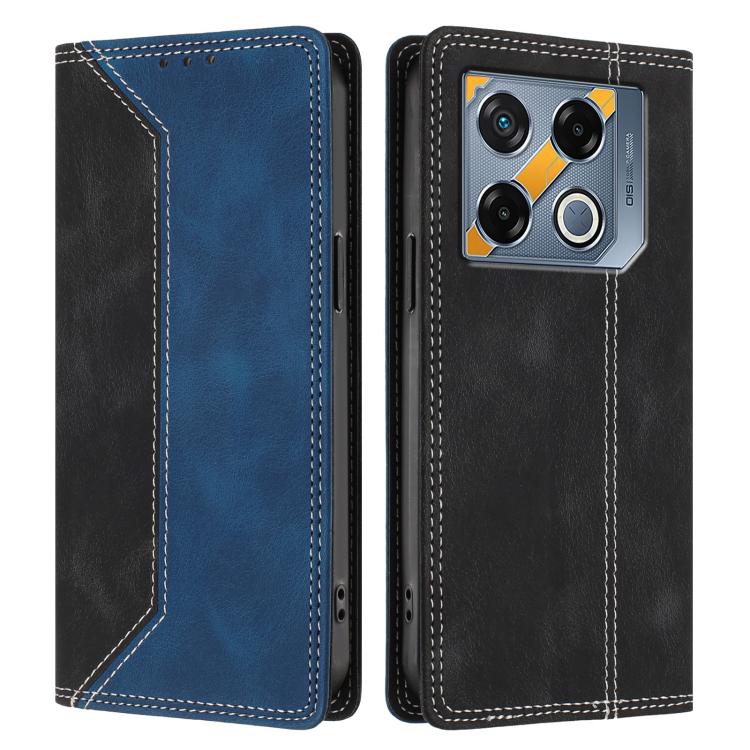 For Infinix GT 20 Pro Skin Feel Two-tone RFID Blocking Vegan Leather Phone Case