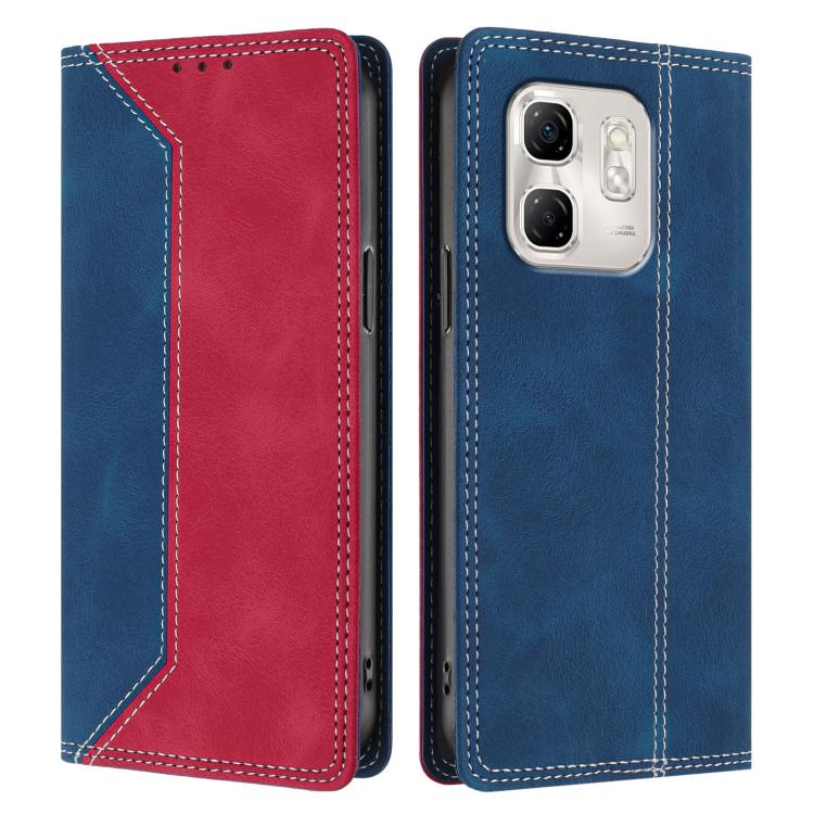 For Infinix Hot 50i 4G Skin Feel Two-tone RFID Blocking Vegan Leather Phone Case