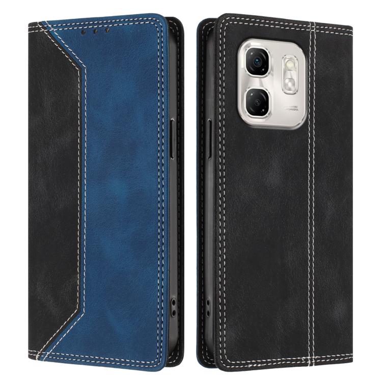 For Infinix Hot 50i 4G Skin Feel Two-tone RFID Blocking Vegan Leather Phone Case
