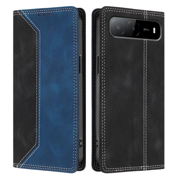 For Infinix Hot 60i 5G Skin Feel Two-tone RFID Blocking Vegan Leather Phone Case