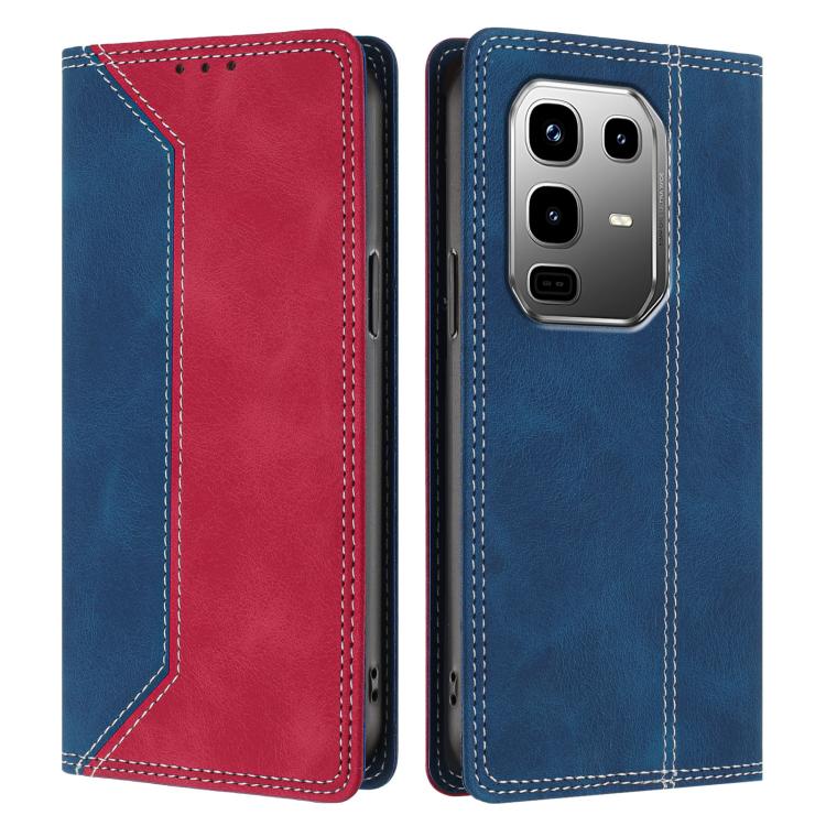 For Infinix Note 50 Pro+ 5G Skin Feel Two-tone RFID Blocking Vegan Leather Phone Case