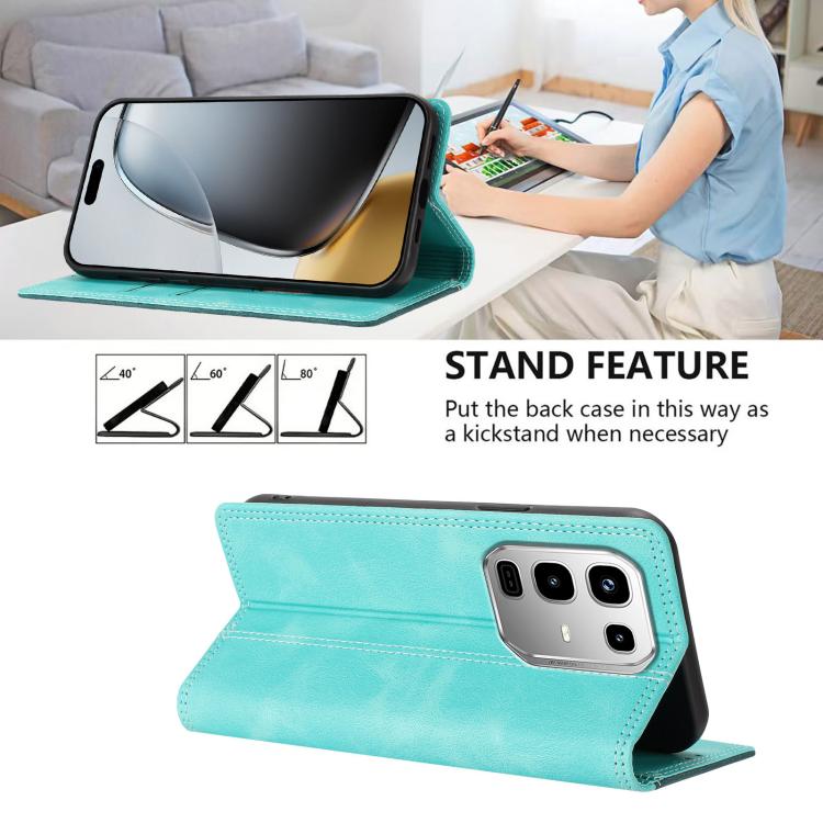 For Infinix Note 50 / 50 Pro 4G Skin Feel Two-tone RFID Blocking Vegan Leather Phone Case