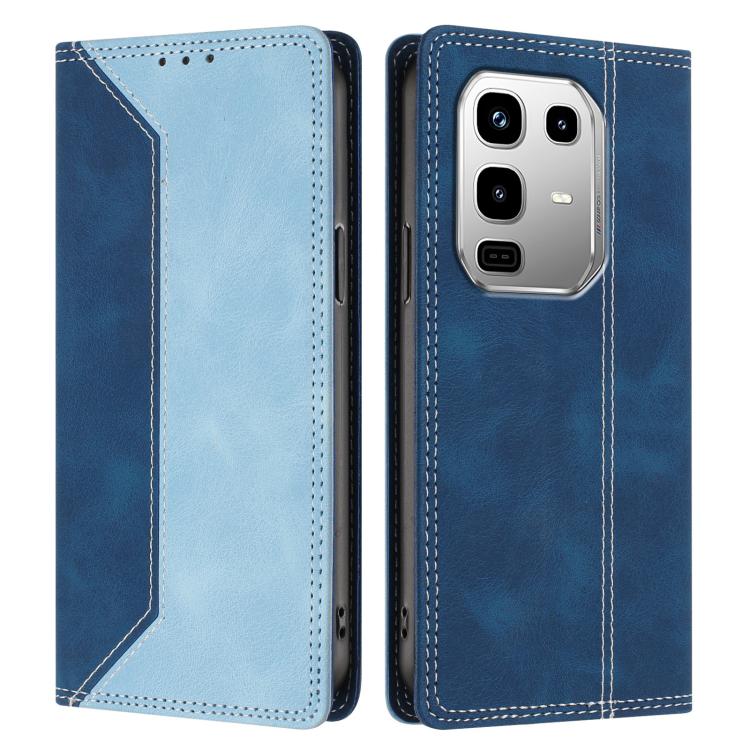 For Infinix Note 50 / 50 Pro 4G Skin Feel Two-tone RFID Blocking Vegan Leather Phone Case