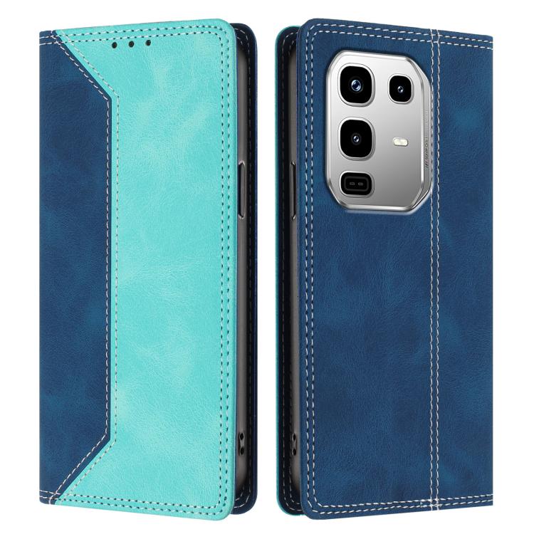 For Infinix Note 50 / 50 Pro 4G Skin Feel Two-tone RFID Blocking Vegan Leather Phone Case