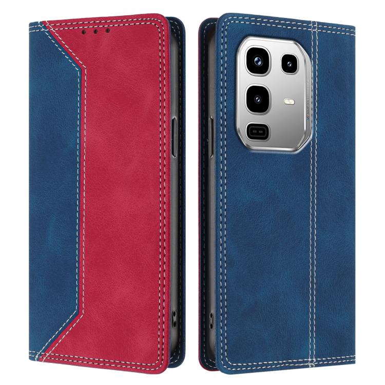 For Infinix Note 50 / 50 Pro 4G Skin Feel Two-tone RFID Blocking Vegan Leather Phone Case