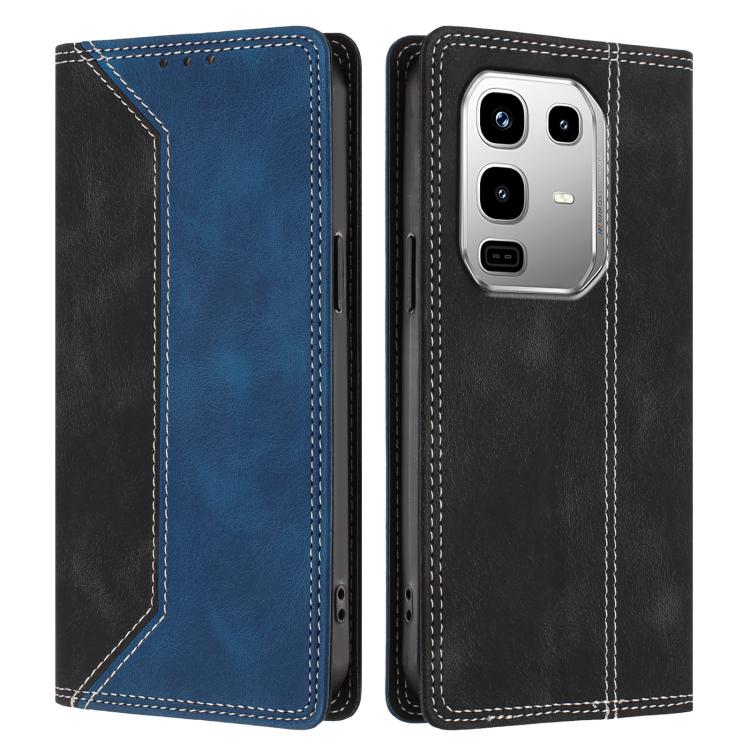 For Infinix Note 50 / 50 Pro 4G Skin Feel Two-tone RFID Blocking Vegan Leather Phone Case