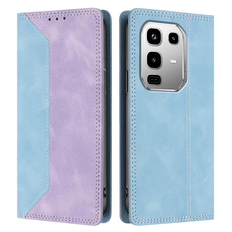 For Infinix Note 50 / 50 Pro 4G Skin Feel Two-tone RFID Blocking Vegan Leather Phone Case