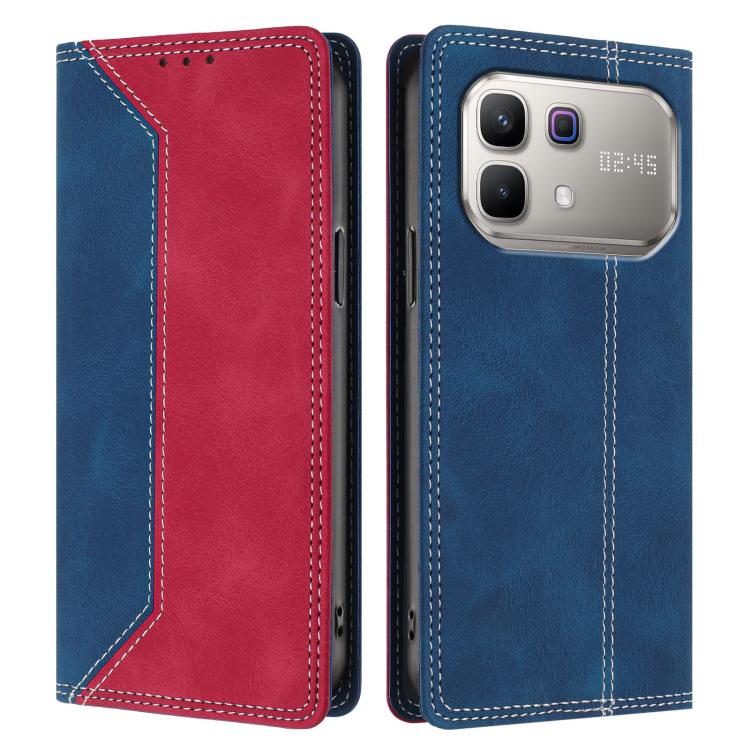 For Infinix Note 60 / 60 Pro 5G Skin Feel Two-tone RFID Blocking Vegan Leather Phone Case