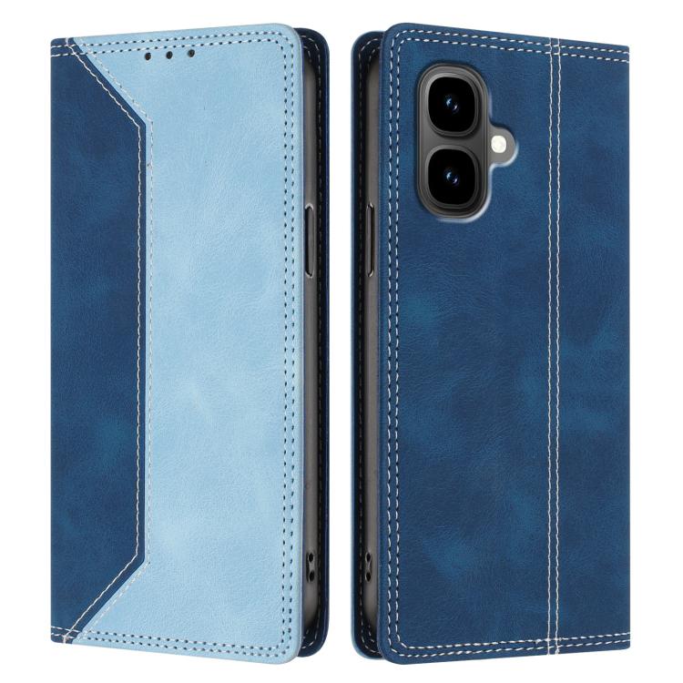For Infinix Smart 10 4G Skin Feel Two-tone RFID Blocking Vegan Leather Phone Case