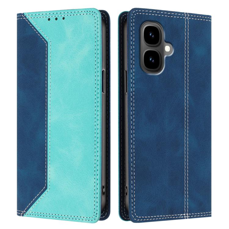 For Infinix Smart 10 4G Skin Feel Two-tone RFID Blocking Vegan Leather Phone Case