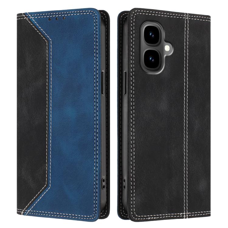 For Infinix Smart 10 4G Skin Feel Two-tone RFID Blocking Vegan Leather Phone Case