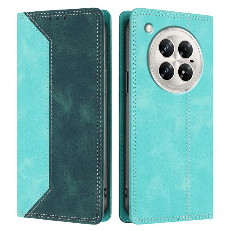 For Infinix Zero 40 4G / 5G Skin Feel Two-tone RFID Blocking Vegan Leather Phone Case