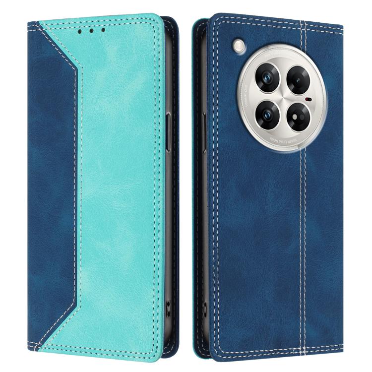 For Infinix Zero 40 4G / 5G Skin Feel Two-tone RFID Blocking Vegan Leather Phone Case