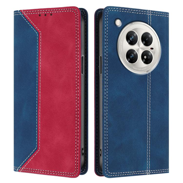 For Infinix Zero 40 4G / 5G Skin Feel Two-tone RFID Blocking Vegan Leather Phone Case
