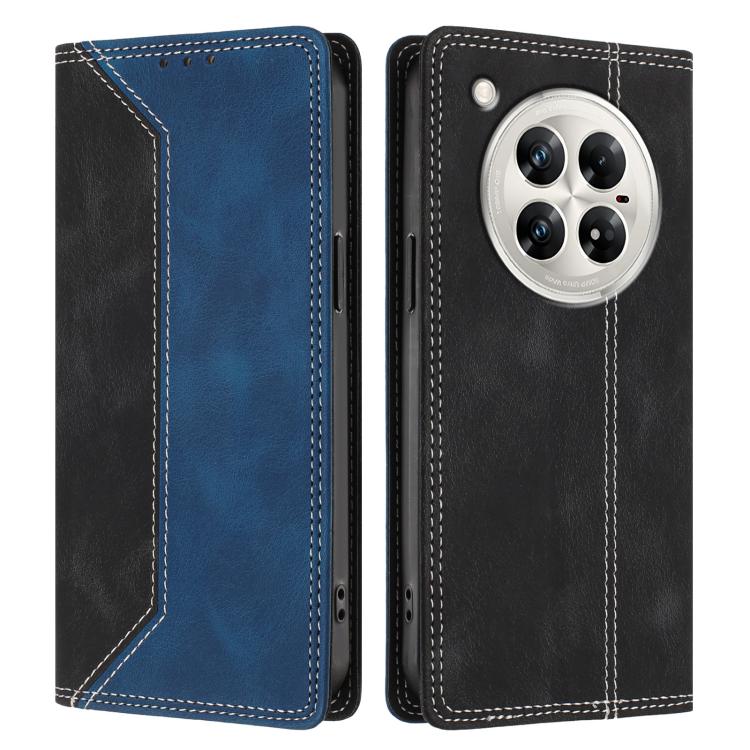 For Infinix Zero 40 4G / 5G Skin Feel Two-tone RFID Blocking Vegan Leather Phone Case