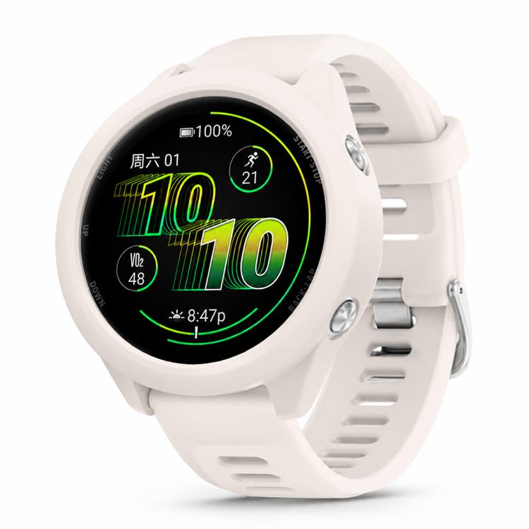 For Garmin Forerunner 570 47mm Soft Silicone Watch Protective Case