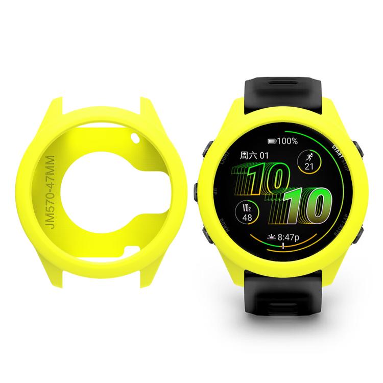 For Garmin Forerunner 570 47mm Soft Silicone Watch Protective Case