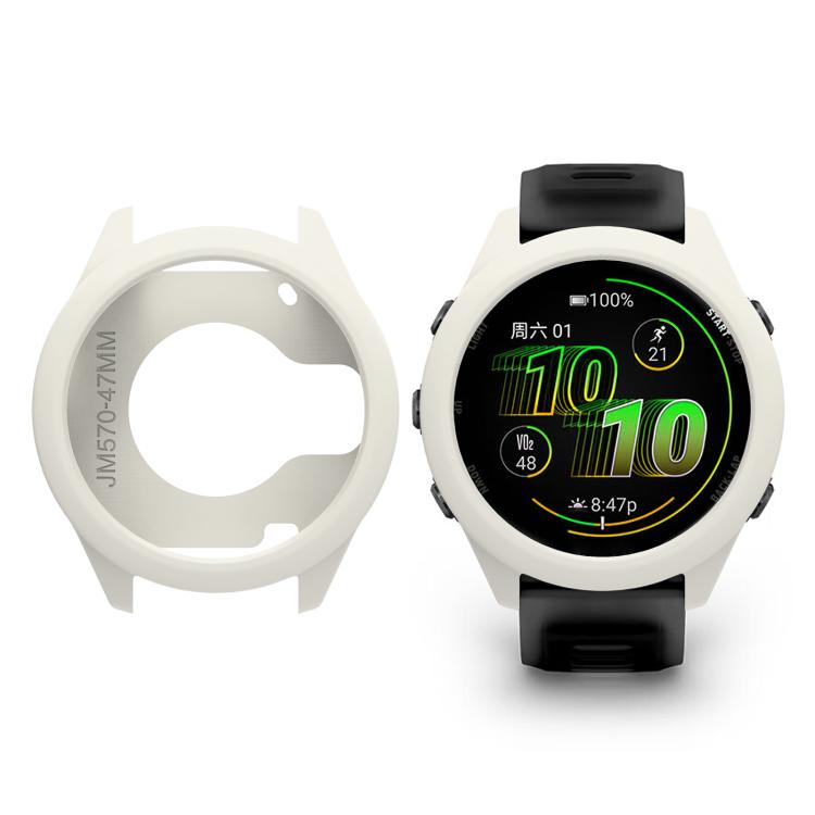 For Garmin Forerunner 570 47mm Soft Silicone Watch Protective Case
