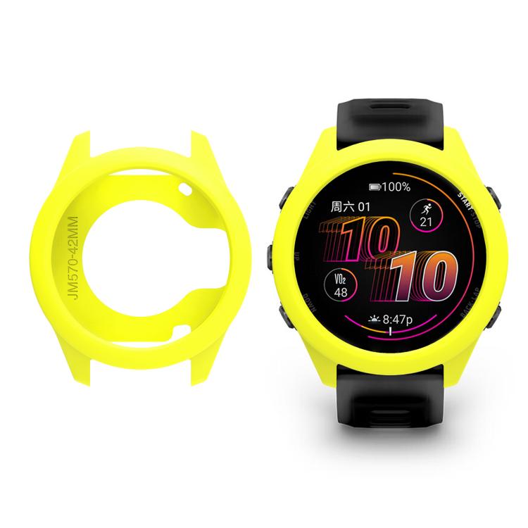 For Garmin Forerunner 570 42mm Soft Silicone Watch Protective Case