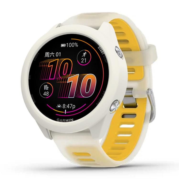 For Garmin Forerunner 570 42mm Soft Silicone Watch Protective Case