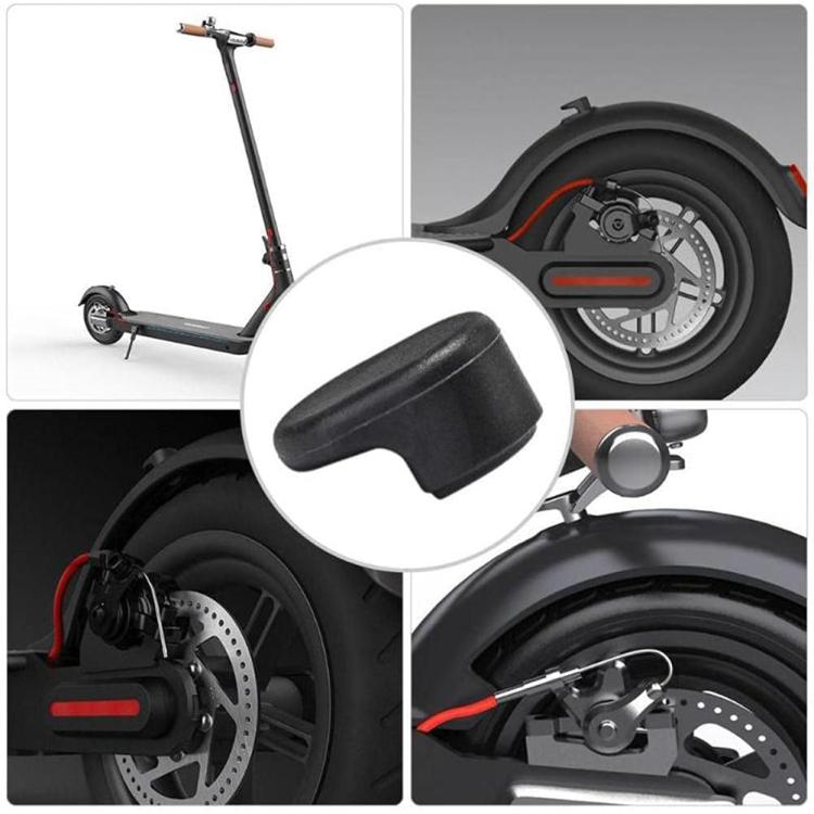 For Xiaomi Mijia M365 Electric Scooter Rear Fender with Hook Screw Tool - Black