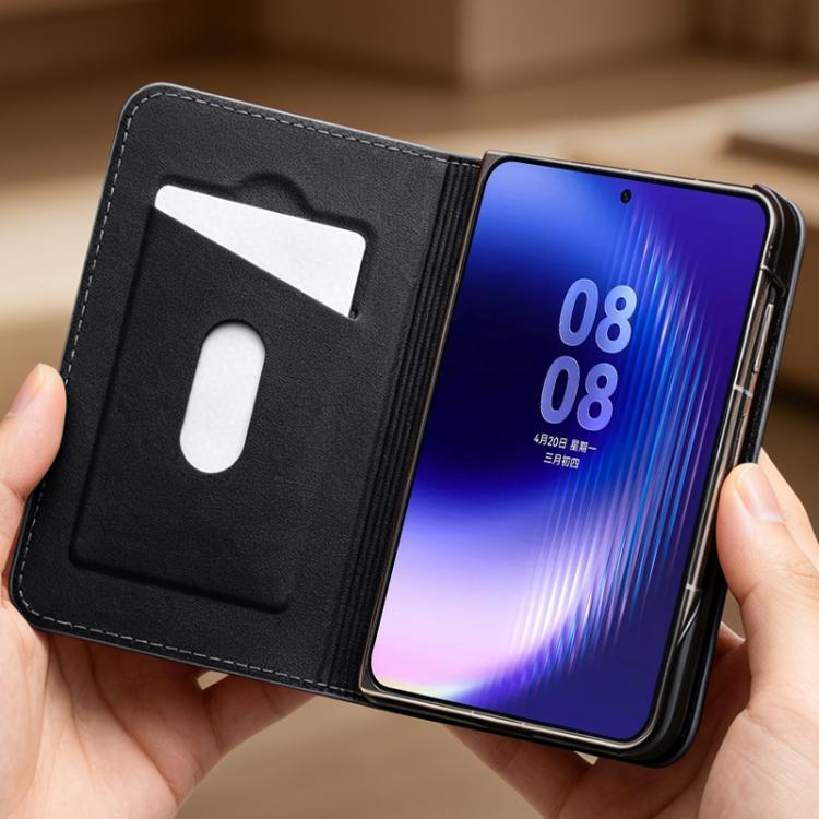 For Huawei Pura X Max QIALINO Classic Gen2 Ultra-thin Genuine Leather Phone Case