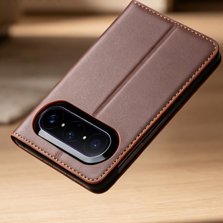 For Huawei Pura X Max QIALINO Classic Gen2 Ultra-thin Genuine Leather Phone Case
