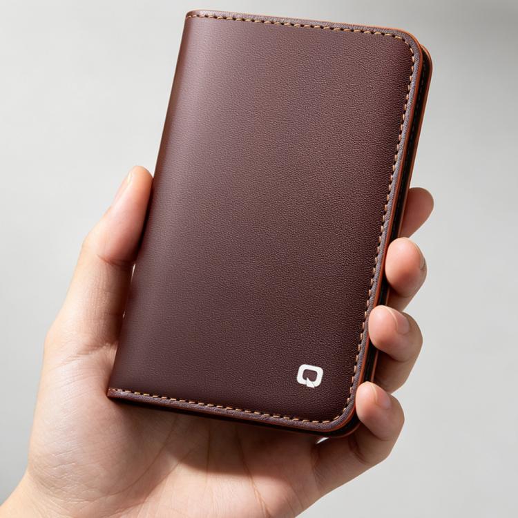 For Huawei Pura X Max QIALINO Classic Gen2 Ultra-thin Genuine Leather Phone Case