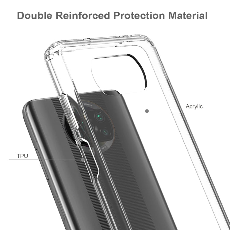 For Xiaomi Poco X3 NFC Scratchproof TPU + Acrylic Protective Case