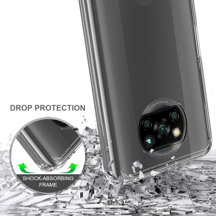 For Xiaomi Poco X3 NFC Scratchproof TPU + Acrylic Protective Case